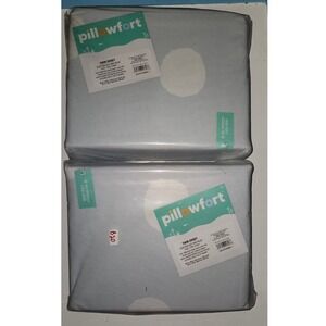 Pillowfort Twin Duvet Set 2pc Scatter Dot Airy Blue 100% Cotton Kids Bedding NEW